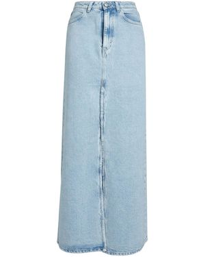 ICON DENIM Denim Skirt Cotton - Blue