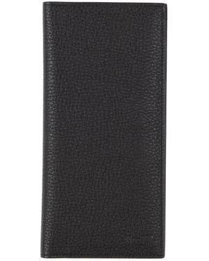 Moorer Dark Wallet Leather - Black
