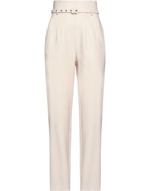 Hanita Pants Polyester, Wool, Elastane - Natural