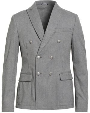 Daniele Alessandrini Blazer Polyester, Viscose, Elastane - Grey