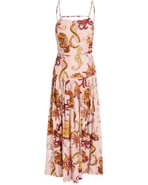FARM Rio Midi Dresses - White