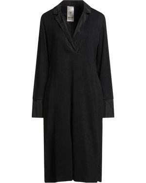 MILVA MI Midi Dress Viscose, Polyester, Nylon - Black