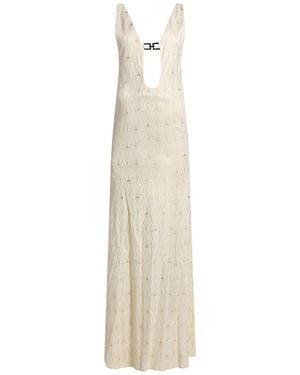 Elisabetta Franchi Maxi Dress - White