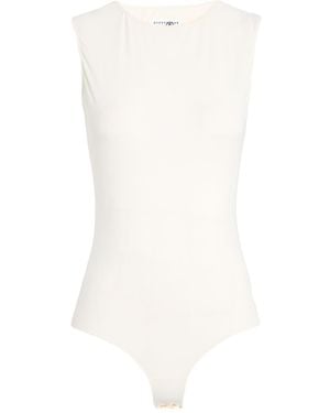Maison Margiela Cream Bodysuit Polyamide, Elastane - White