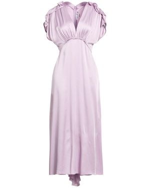 Victoria Beckham Maxi Dress Acetate, Viscose - Purple
