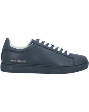 ARMANI EXCHANGE Trainers Cow Leather - Blue
