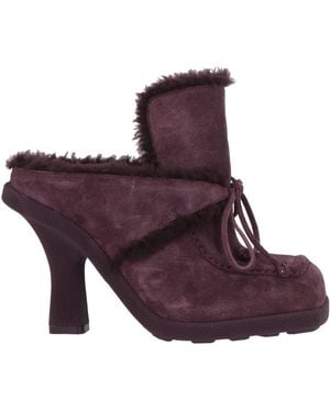 Burberry Mules & Clogs Leather - Purple
