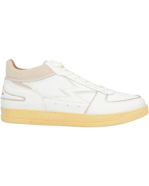 Moaconcept Trainers Leather, Textile Fibres - White