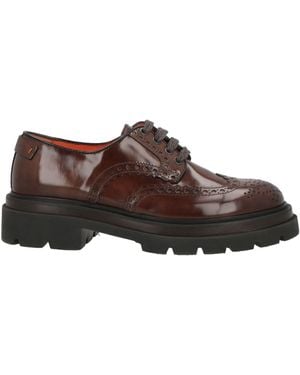 Santoni Lace-Up Shoes Leather - Brown