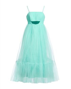 Tassos Mitropoulos Midi Dress Pes - Blue