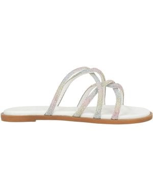 Tsakiris Mallas Sandals Textile Fibres - White