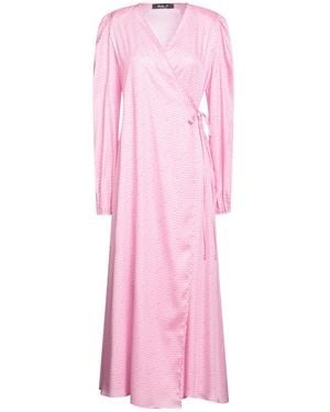 Giulia N Couture Maxi Dress Polyester - Pink
