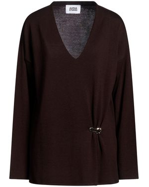 Alpha Studio Jumper Wool - Black