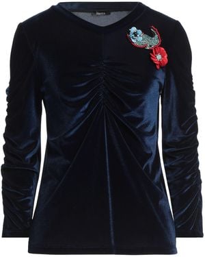 Hanita Midnight Top Polyester, Elastane - Blue