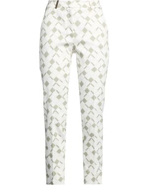 Peserico Icon 4718 Trousers Cotton, Elastane - White