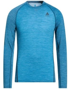 Odlo T-Shirt Virgin Wool, Recycled Polyester - Blue