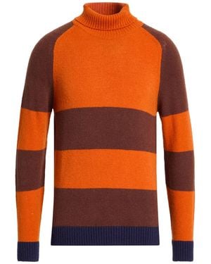 M.Q.J. Rollkragenpullover - Orange