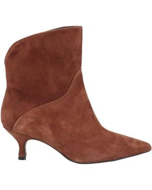 Doop Ankle Boots Leather - Brown