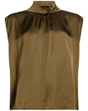 Manila Grace Top Viscose - Green