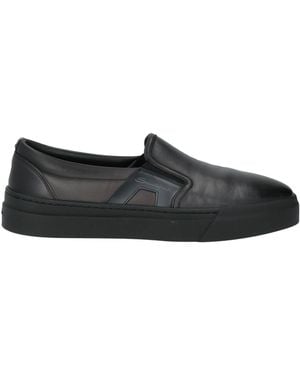 Santoni Sneakers Leather - Black