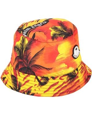 8 MONCLER PALM ANGELS Hat - Orange