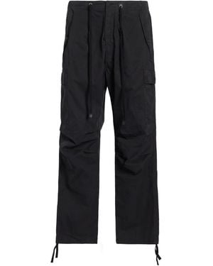 Tom Ford Pants Cotton, Calfskin - Black