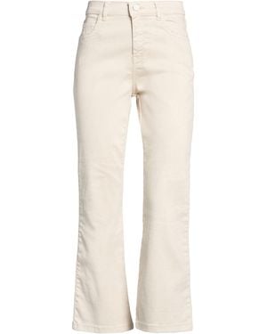 Marella Monochrome Jeans Lyocell, Cotton, Polyester, Elastane - Natural