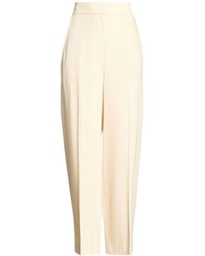 KHAITE Cream Pants Virgin Wool, Viscose - Natural