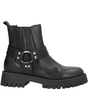 Frau Ankle Boots Leather - Black