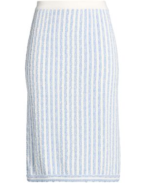 Thom Browne Midi Skirt Wool, Cotton, Silk, Polyamide, Viscose - Blue