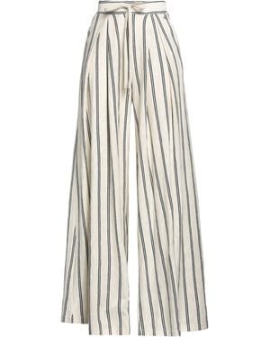 Dixie Ivory Pants Cotton, Polyester - White