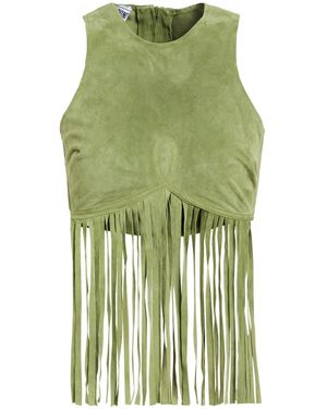 Moschino Top Leather - Green