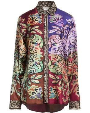 Pierre Louis Mascia Shirt Silk - White