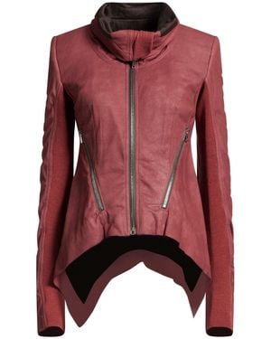 Rick Owens Jacke & Anorak - Rot
