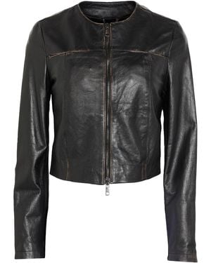Giorgio Brato Jacket Leather - Black