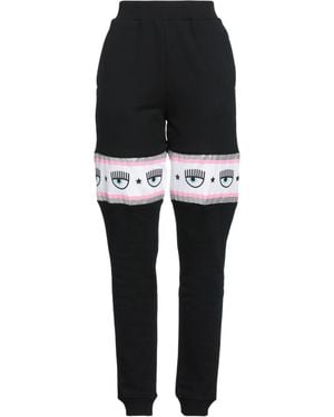 Chiara Ferragni Trousers Cotton, Elastane - Black