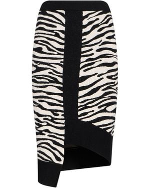 Shopart Midi Skirt Viscose, Polyester, Polyamide - White