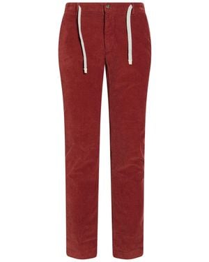 Mason's Brick Pants Cotton, Elastane - Red
