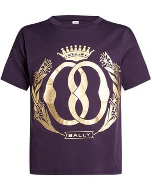 Bally T-Shirt Organic Cotton - Blue