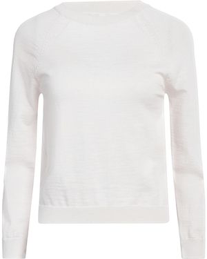 Marella Monochrome Light Sweater Virgin Wool - White