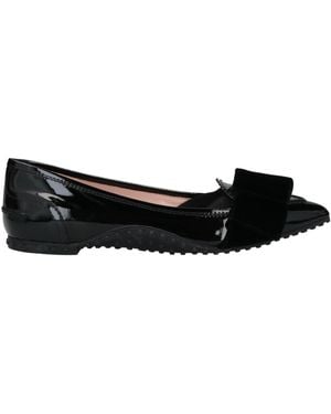 Alessandro Dell'acqua Ballet Flats - Black