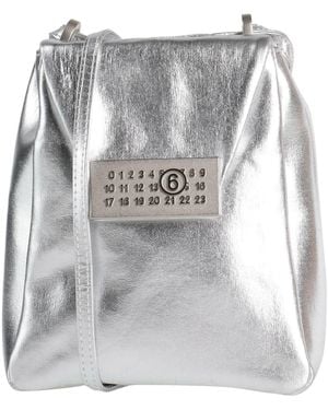 MM6 by Maison Margiela Cross-Body Bag Cotton, Polyamide - Grey