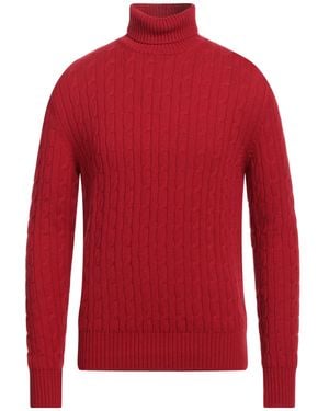 Piacenza Cashmere Turtleneck Cashmere - Red