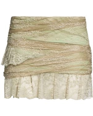 Aniye By Mini Skirt Polyamide - Natural