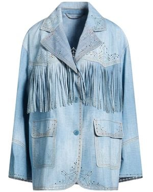 Ermanno Scervino Blazer Viscose - Blue