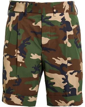 Gabriele Pasini Military Shorts & Bermuda Shorts Cotton - Green