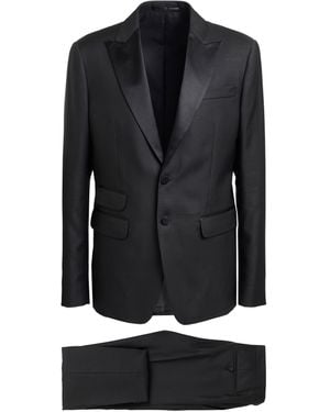 DSquared² Suit Virgin Wool, Silk - Black