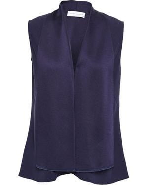 Victoria Beckham Midnight Top Acetate, Viscose - Blue