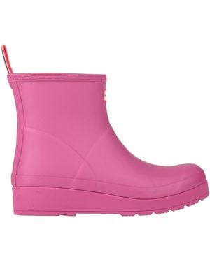 HUNTER Botines de caña alta - Rosa