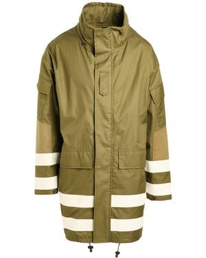 Comme des Garçons Military Overcoat & Trench Coat Cotton - Green